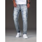 Slim Fit Biker Jeans...